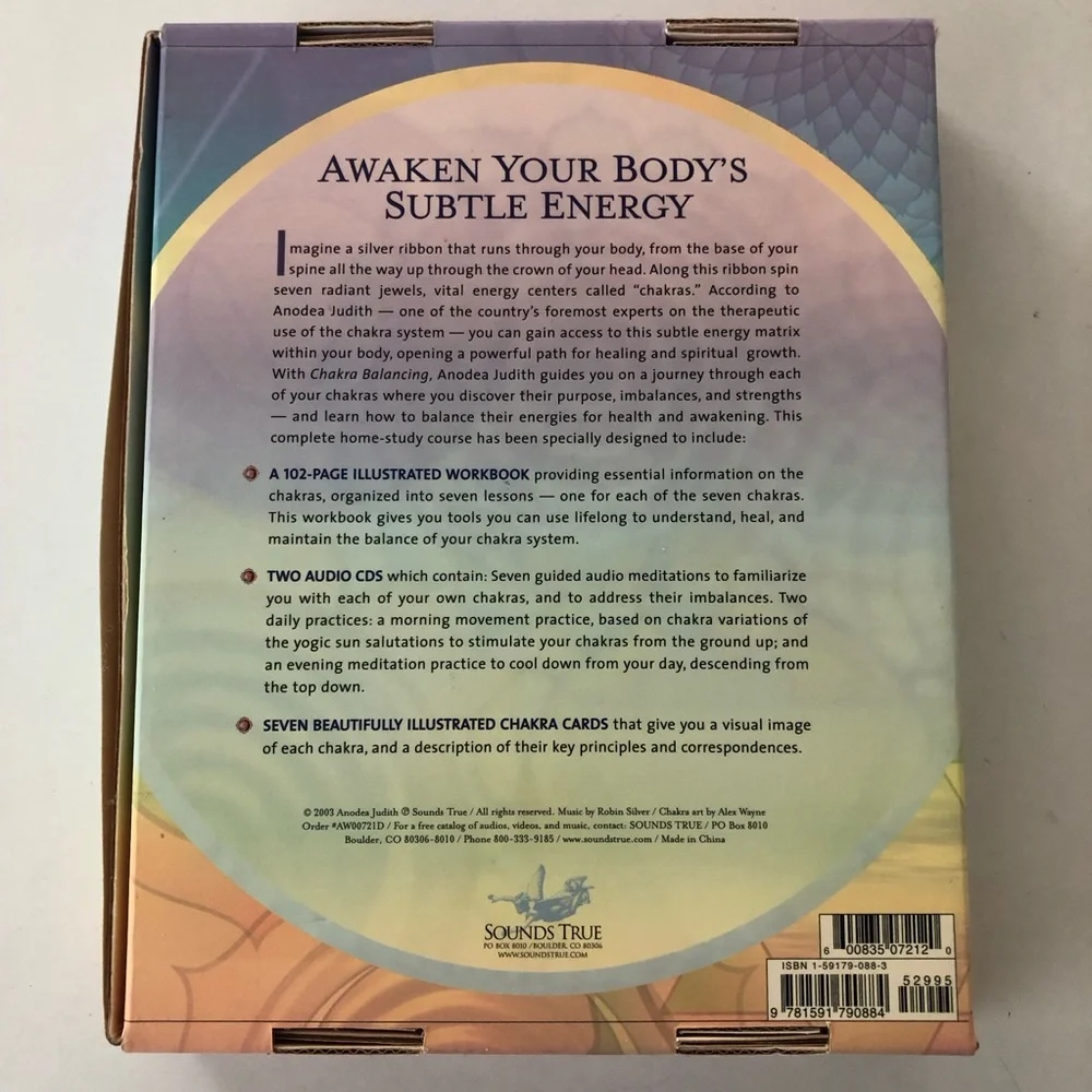 Chakra balancing a guide to healing and awakening your energy body Anodea Judith - Picture 2 of 7